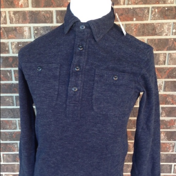 POLO RALPH LAUREN HALF BUTTON JERSEY/PULLOVER $185 - Picture 9 of 9